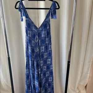 Drop-crotch, boho jumpsuit